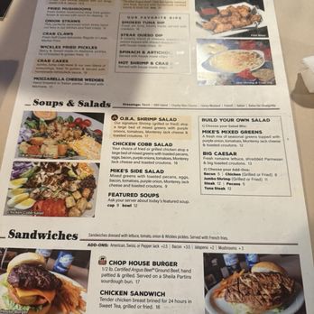 Big Mike's Steakhouse - Menu Front - Steakhouses Near Me - Orange Beach, Alabama Big Mike's Steakhouse - Menu Front - Steakhouses Near Me - Orange Beach, Alabama
