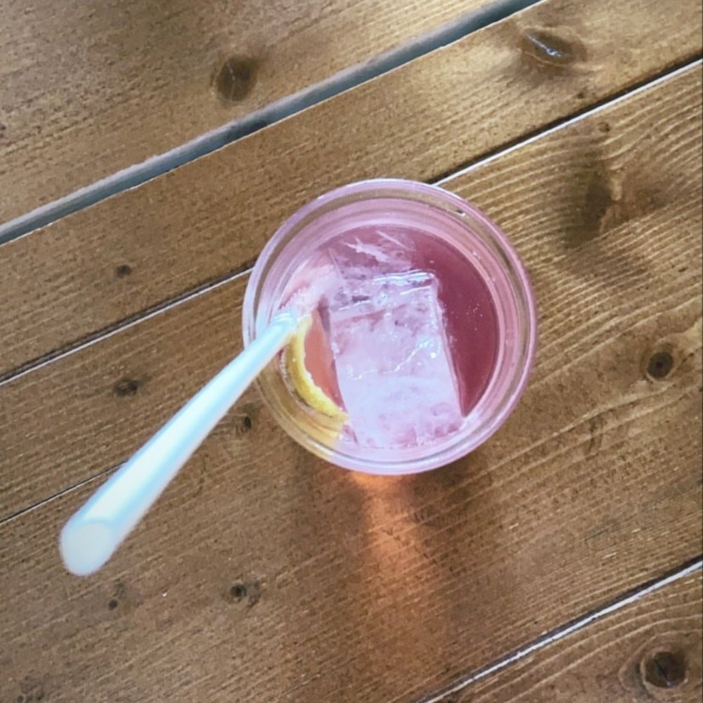Resting Spritz Face (rosé spritz)
