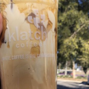 Klatch Coffee - Honey bee iced latte - Coffee & Tea Near Me - San Dimas, California Klatch Coffee - Honey bee iced latte - Coffee & Tea Near Me - San Dimas, California
