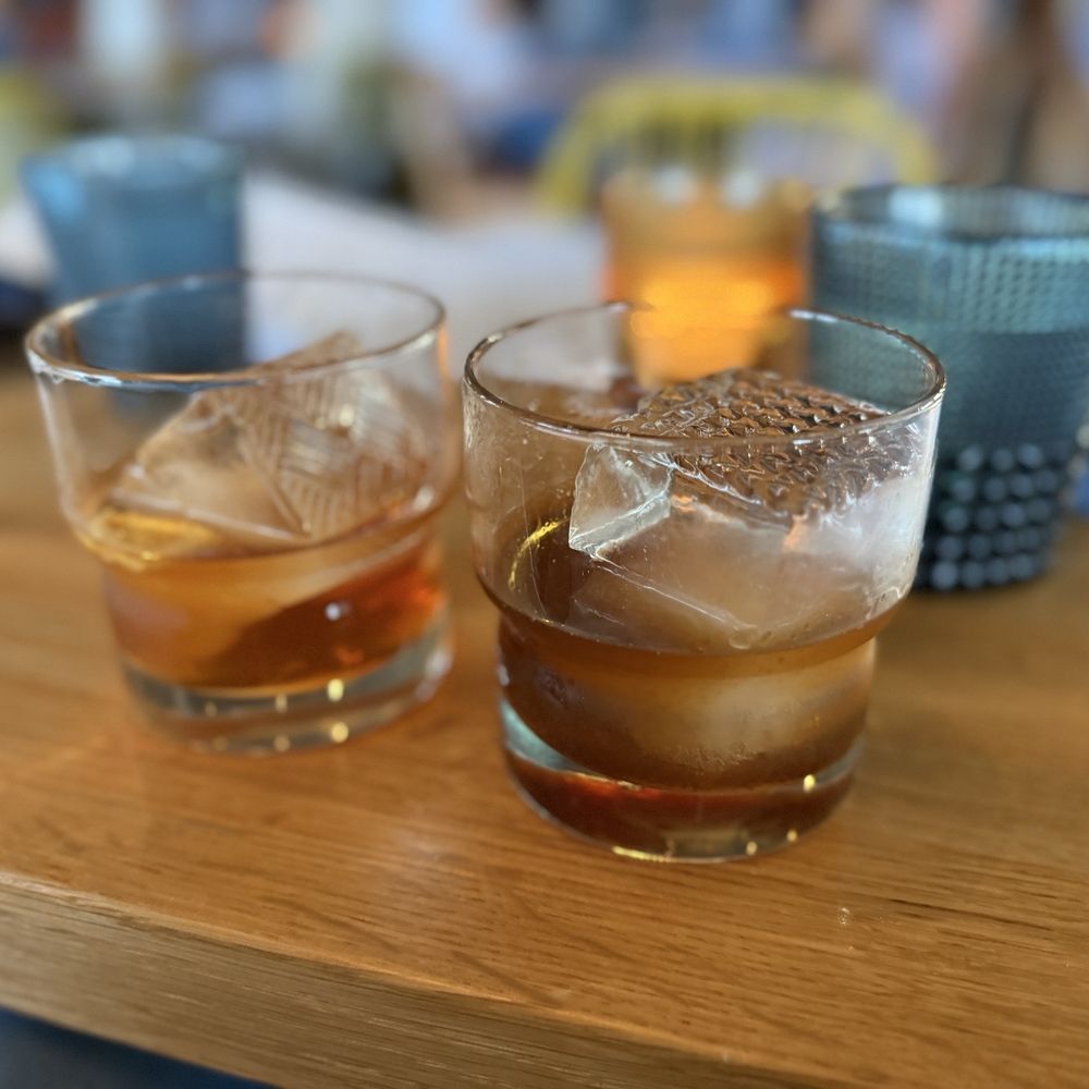 Lana - Mezcal drink and old fashioned - American Near Me - Solana Beach, California