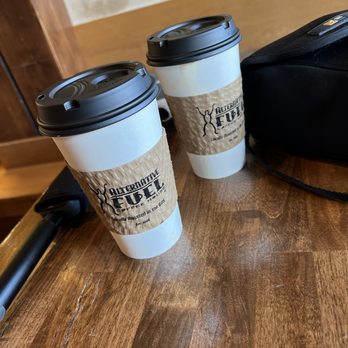 Alternative Fuel Coffee House - two coffee cups on a table - Coffee & Tea Near Me - Rapid City, South Dakota Alternative Fuel Coffee House - two coffee cups on a table - Coffee & Tea Near Me - Rapid City, South Dakota