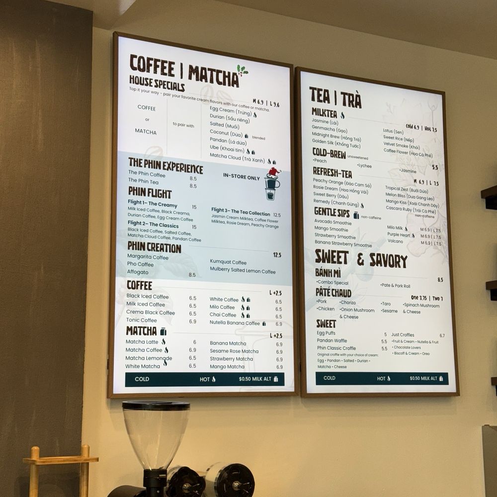 Phin Cafe - Menu - Coffee Roasteries Near Me - Campbell, California