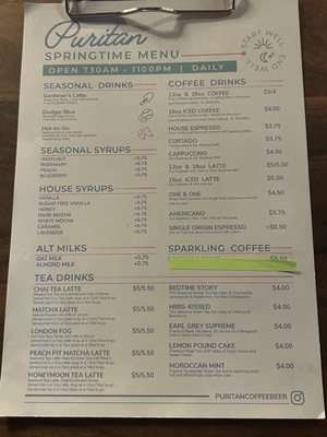 Puritan Coffee & Beer by null