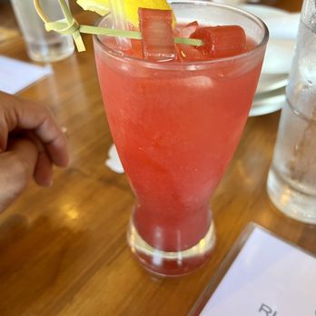 Rudy Royale - Cocktail with rhubarb - Chicken Shop Near Me - Charleston, South Carolina Rudy Royale - Cocktail with rhubarb - Chicken Shop Near Me - Charleston, South Carolina