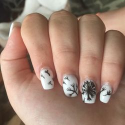 Princess Nails - ANC with dandelion design