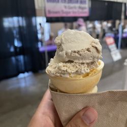 California Garlic Festival - Garlic maple brown sugar ice cream