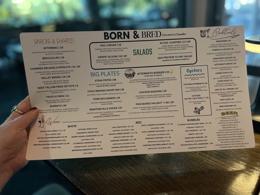 Menu photo 8 Born & Bred Chandler, AZ