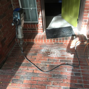 All Pro Foundation Repair - Oops - started drilling through brick and we wanted them to drill inside. We stopped it in time. Kind of. - General Contractors Near Me - Irving, Texas All Pro Foundation Repair - Oops - started drilling through brick and we wanted them to drill inside. We stopped it in time. Kind of. - General Contractors Near Me - Irving, Texas