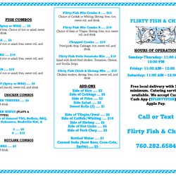 Flirty Fish & Chips - Updated 11.9