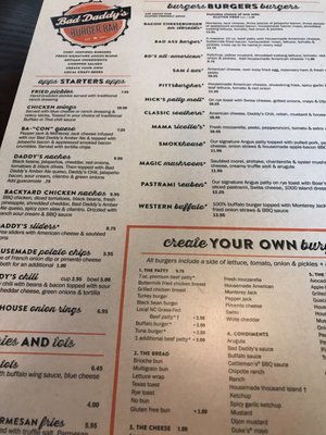 Menu photo 5 Bad Daddy's Burger Bar Raleigh, NC Menu photo 5 Bad Daddy's Burger Bar Raleigh, NC
