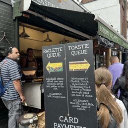 Just raclette and toastie. You choose. Just raclette and toastie. You choose.