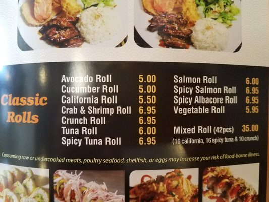 Menu photo 7 Rolling Rice Rancho Cucamonga, CA