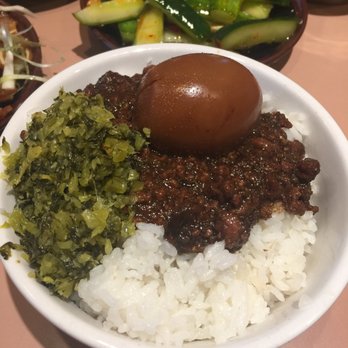 A&J - Braised Pork Rice with Braised Egg - Taiwanese Near Me - Annandale, Virginia A&J - Braised Pork Rice with Braised Egg - Taiwanese Near Me - Annandale, Virginia