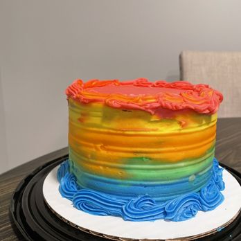 Forest Fairy Bakery - a rainbow cake on a plate - Bakeries Near Me - Issaquah, Washington Forest Fairy Bakery - a rainbow cake on a plate - Bakeries Near Me - Issaquah, Washington