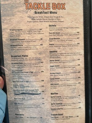 Menu photo 2 Tackle Box Chico, CA