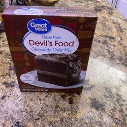 Great Value cake mixes