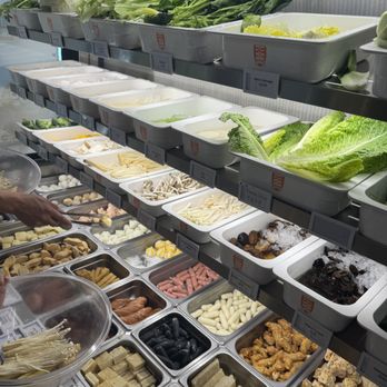Zhangliang Malatang - Left side of the variety of foods - Chinese Near Me - Dublin, California
