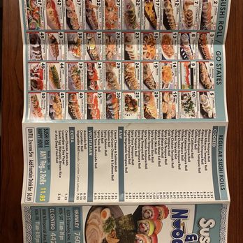 Sushi & Noodle - a menu for sushi and noodle - Noodles Near Me - El Centro, California Sushi & Noodle - a menu for sushi and noodle - Noodles Near Me - El Centro, California