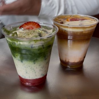 Immersion Coffee - Orange latte & strawberry matcha - Coffee & Tea Near Me - San Diego, California Immersion Coffee - Orange latte & strawberry matcha - Coffee & Tea Near Me - San Diego, California