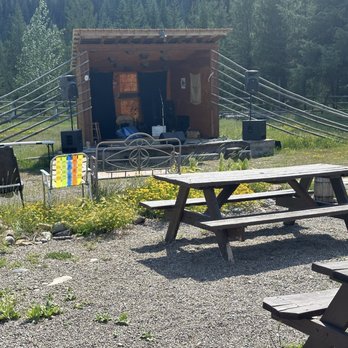 Home Ranch Bottoms - Better show up early if you hope to get the folding chair on concert night - Bars Near Me - Polebridge, Montana