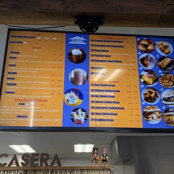 Casera Latin Kitchen and Bakery - menu - Peruvian Near Me - Oceanside, California