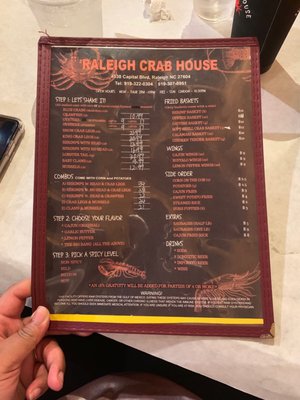 Menu photo 7 Raleigh Crab House Raleigh, NC