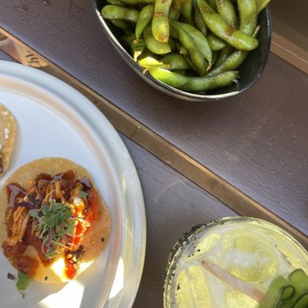 Sandfish - Spicy tuna tostada Spicy edamame - Sushi Bars Near Me - Palm Springs, California Sandfish - Spicy tuna tostada Spicy edamame - Sushi Bars Near Me - Palm Springs, California