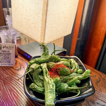 Hinodeya Ramen Bar - Shisito Peppers - Ramen Near Me - Campbell, California Hinodeya Ramen Bar - Shisito Peppers - Ramen Near Me - Campbell, California