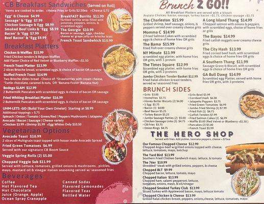 Menu photo 1 The City Bodega Cafe Lawrenceville, GA Menu photo 1 The City Bodega Cafe Lawrenceville, GA