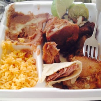El Jefe's Restaurant 2 - Carryout Carnita Plate - Mexican Near Me - Pahrump, Nevada