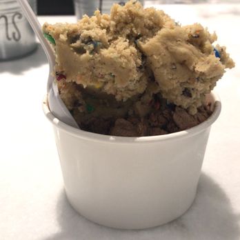 Milk Dessert Bar - 1 scoop of Dutch chocolate ice cream with 1 scoop of m&m cookie dough - Desserts Near Me - Memphis, Tennessee Milk Dessert Bar - 1 scoop of Dutch chocolate ice cream with 1 scoop of m&m cookie dough - Desserts Near Me - Memphis, Tennessee