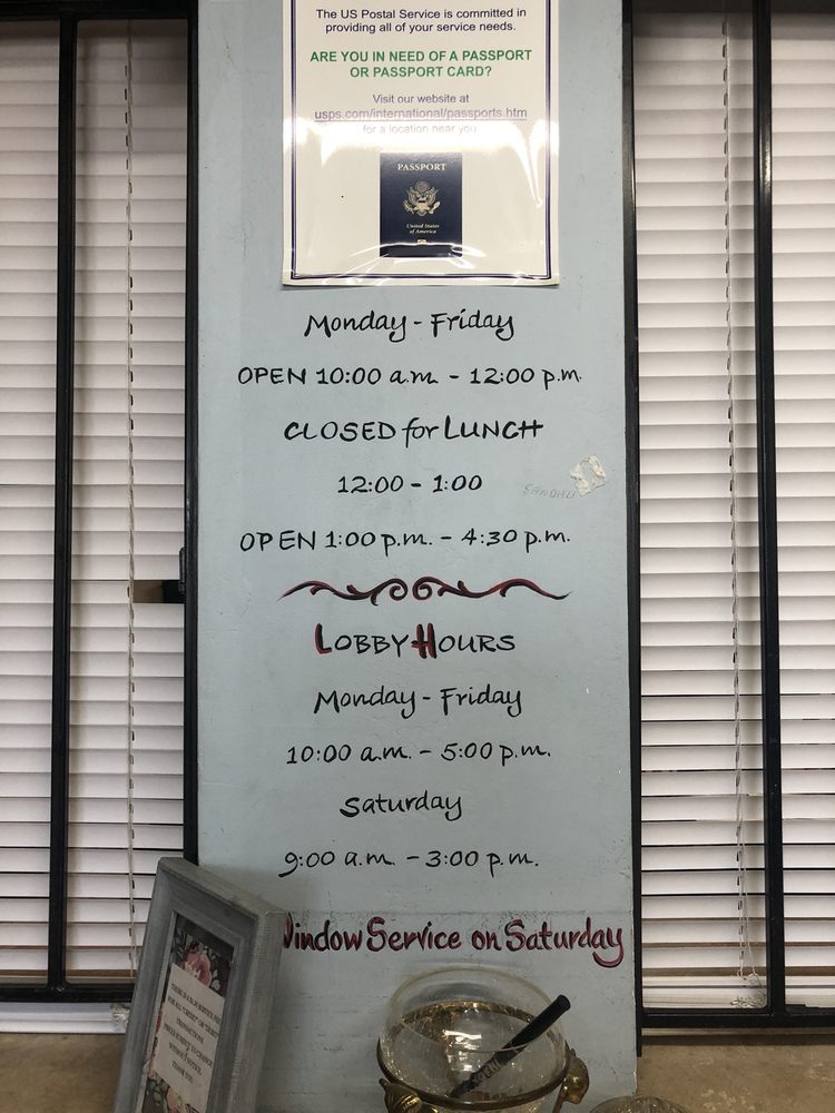 UNITED STATES POSTAL SERVICE Updated July 2024 3107 Taft Hwy