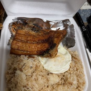 Sisig & Boba - This is my son's favorite Bangsilog- fried milk fish with garlic rice and egg. It's not greasy at all. - Filipino Near Me - Tracy, California Sisig & Boba - This is my son's favorite Bangsilog- fried milk fish with garlic rice and egg. It's not greasy at all. - Filipino Near Me - Tracy, California