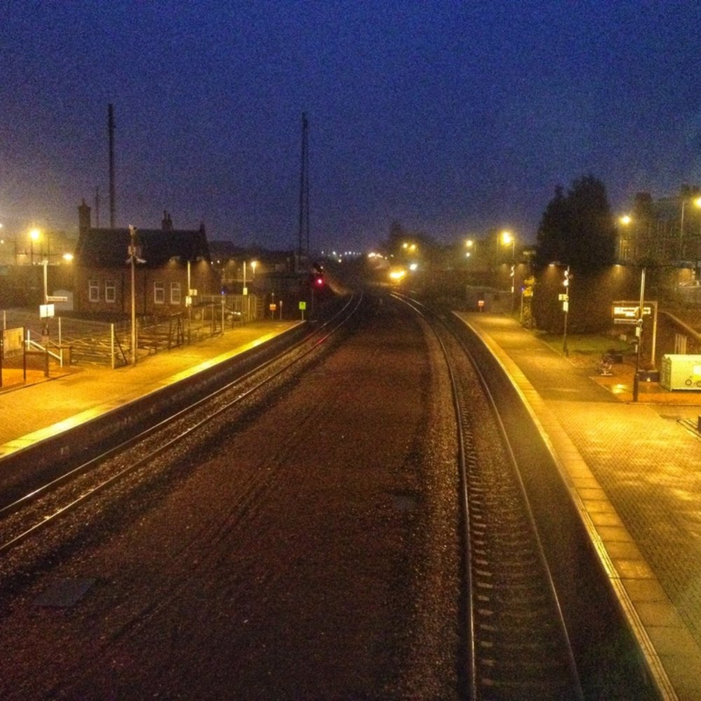 Larbert Train Station - Quite a wide train station with only two sets of tracks - Train Stations Near Me - Larbert, FAL
