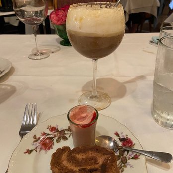 Cafe Renaissance - New Year's Eve dessert and their amazing Irish Coffee. - French Near Me - Vienna, Virginia