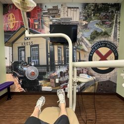 Avenue Dental - I did enjoy the wallpaper and the women that work there were nice - the only reasons the whole post isn't negative