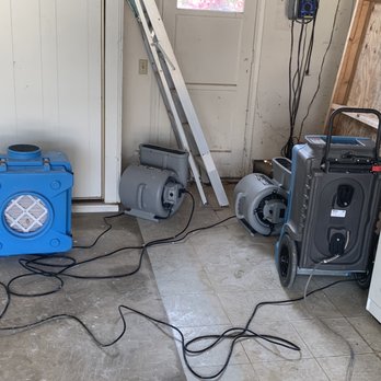 Mold Safe Solutions - drying out the flooded garage - Damage Restoration Near Me - Carlsbad, California Mold Safe Solutions - drying out the flooded garage - Damage Restoration Near Me - Carlsbad, California