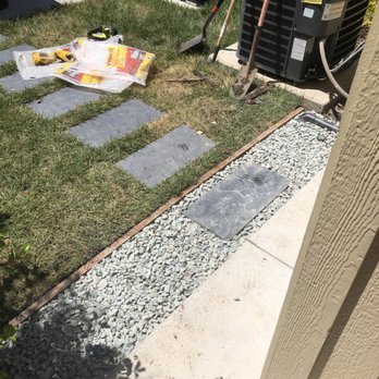 Velocity Solar Power - Supply and return lines to CoolPV system underneath updated gravel section. - Solar Installation Near Me - Modesto, California