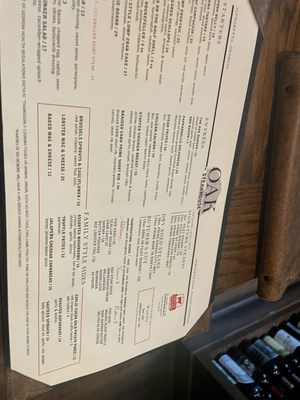 Menu photo 4 Oak Steakhouse Alpharetta, GA Menu photo 4 Oak Steakhouse Alpharetta, GA