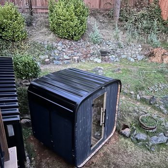 Broviksson electric - Sauna that Alexander connected to the main panel on the other side of the house - Electricians Near Me - Rancho Cordova, California