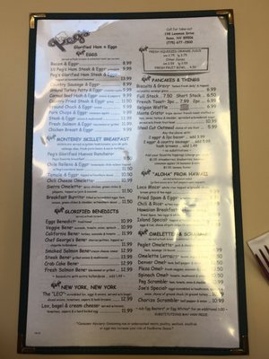 Menu photo 7 Peg's Glorified Ham & Eggs Reno, NV Menu photo 7 Peg's Glorified Ham & Eggs Reno, NV