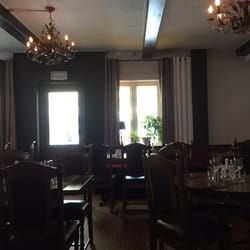 Nyare inredning i matsalen
