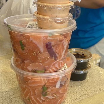 Poke Express - Salmon Poke with Sauce - Poke Near Me - Henderson, Nevada