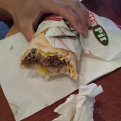 Pita Pit - Sorry, didn't know how to take a picture of this without looking gross.