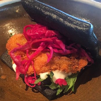 Pagu - Squid ink bao - Japanese Near Me - Cambridge, Massachusetts