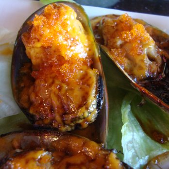 Kenji Sushi - Golden Mussels Up close @ KENJI SUSHI - Sushi Bars Near Me - Denver, Colorado Kenji Sushi - Golden Mussels Up close @ KENJI SUSHI - Sushi Bars Near Me - Denver, Colorado