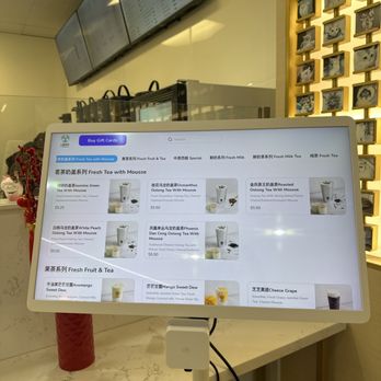 3Cat Handcrafted Beverage - Ordering station - Bubble Tea Near Me - San Gabriel, California