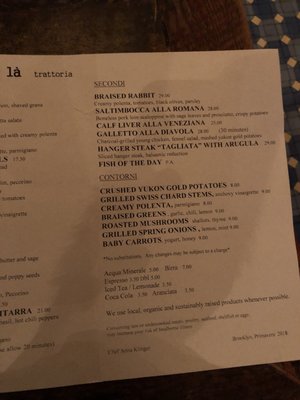 Menu photo 7 Al Di La Trattoria Brooklyn, NY Menu photo 7 Al Di La Trattoria Brooklyn, NY