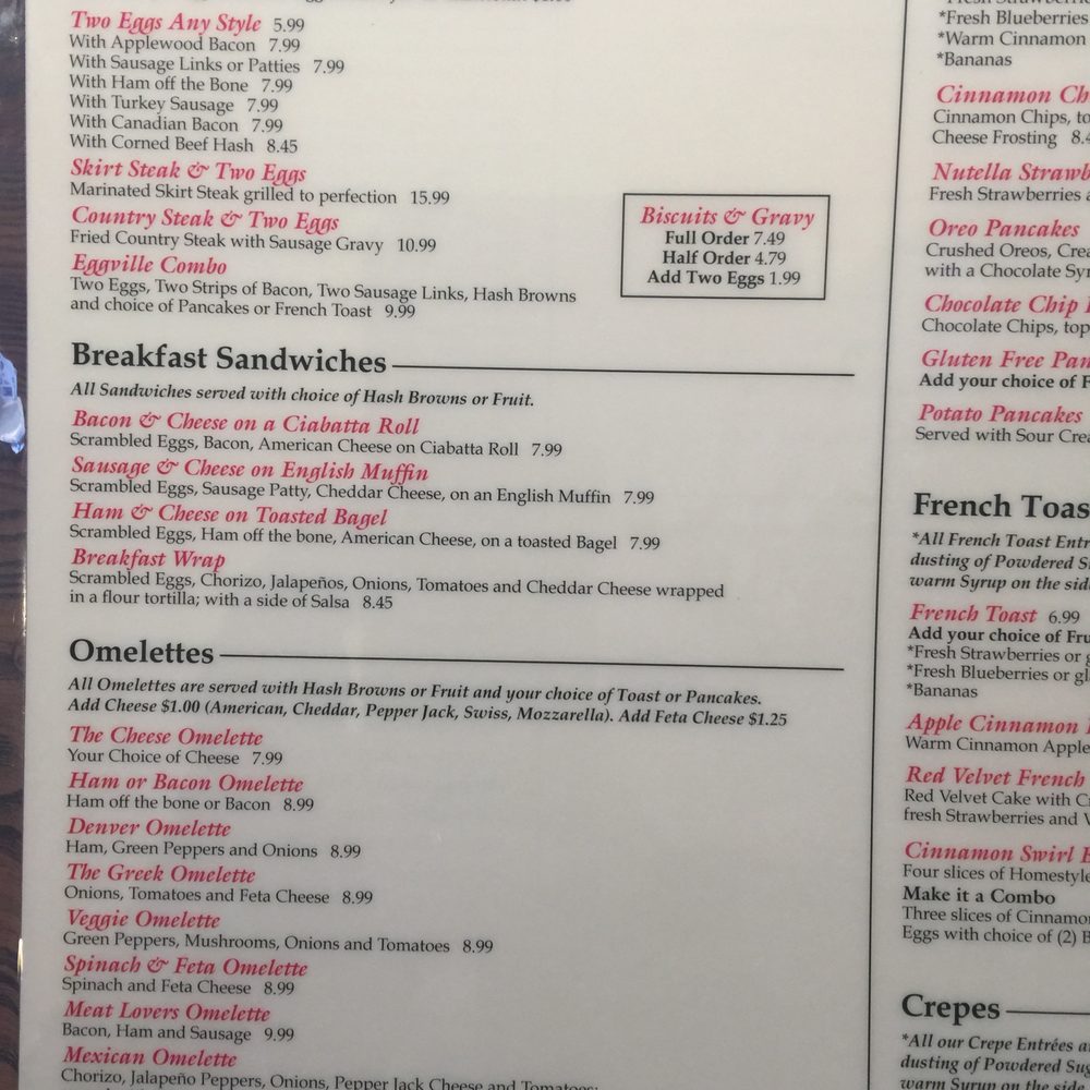 Eggville Cafe - Breakfast & Brunch Near Me - Cary, Illinois Eggville Cafe - Breakfast & Brunch Near Me - Cary, Illinois