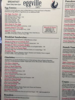 Menu photo 5 Eggville Cafe Cary, IL